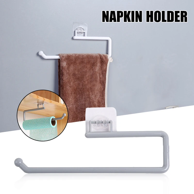 

Toilet Paper Holder Self Adhesive Bathroom Paper Towel Roll Holder for Bathroom Kitchen Towel Holder RERI889