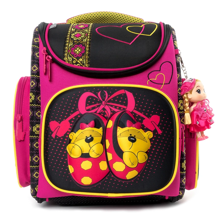 Kids High Quality Brand School Bags For Girls A3-142 Cartoon 3D Orthopedic Backpacks Children SchoolBag Satchel Knapsack Mochila