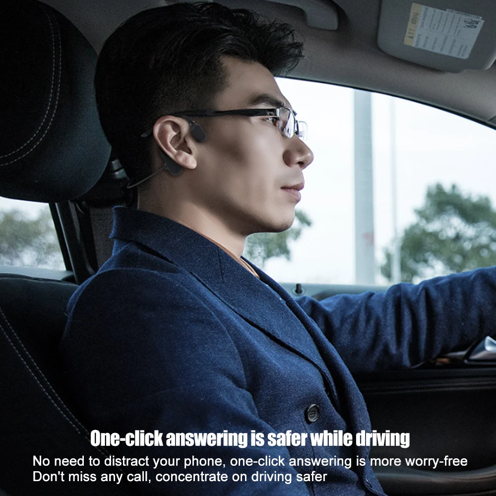 Наушники с костной проводимостью Bluetooth 180 градусов вращающиеся свободные руки