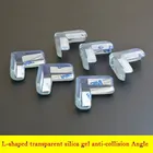 Продукты для безопасности детей прозрачный угол для защиты от столкновений, утолщенный под прямым углом угол для защиты от столкновений