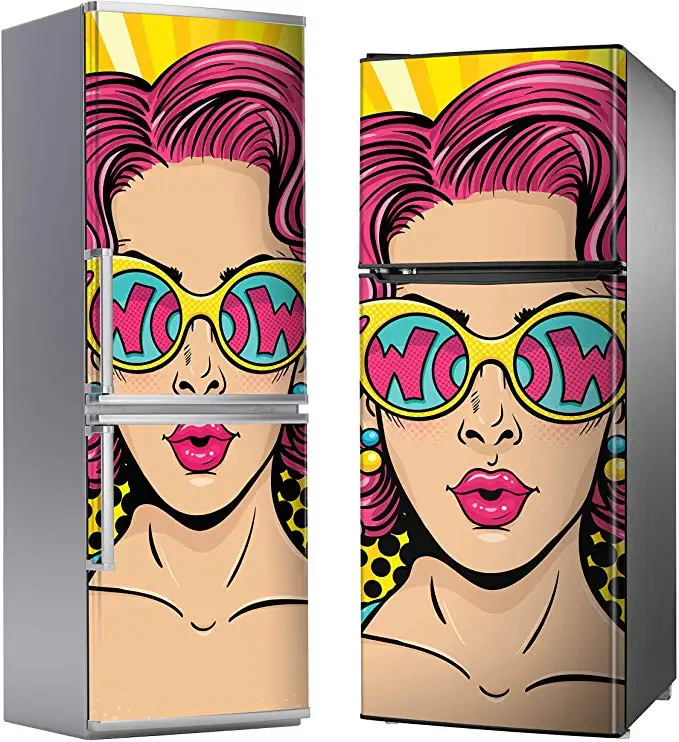 3D пользовательская бумага для мытья в посудомоечной машине холодильнике модная