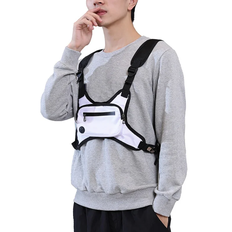 

2021 New Arrival Fashion Chest Rig Bag Pack Harness Reflective Utility Light Outdoor Camping