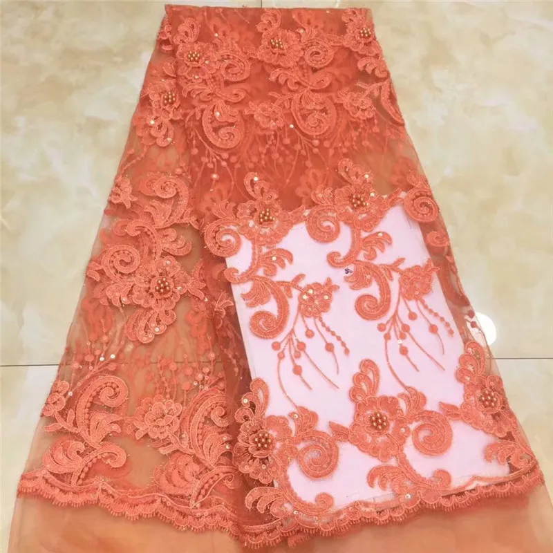 2019 африканская Высококачественная французская нигерийская сетка с блестками