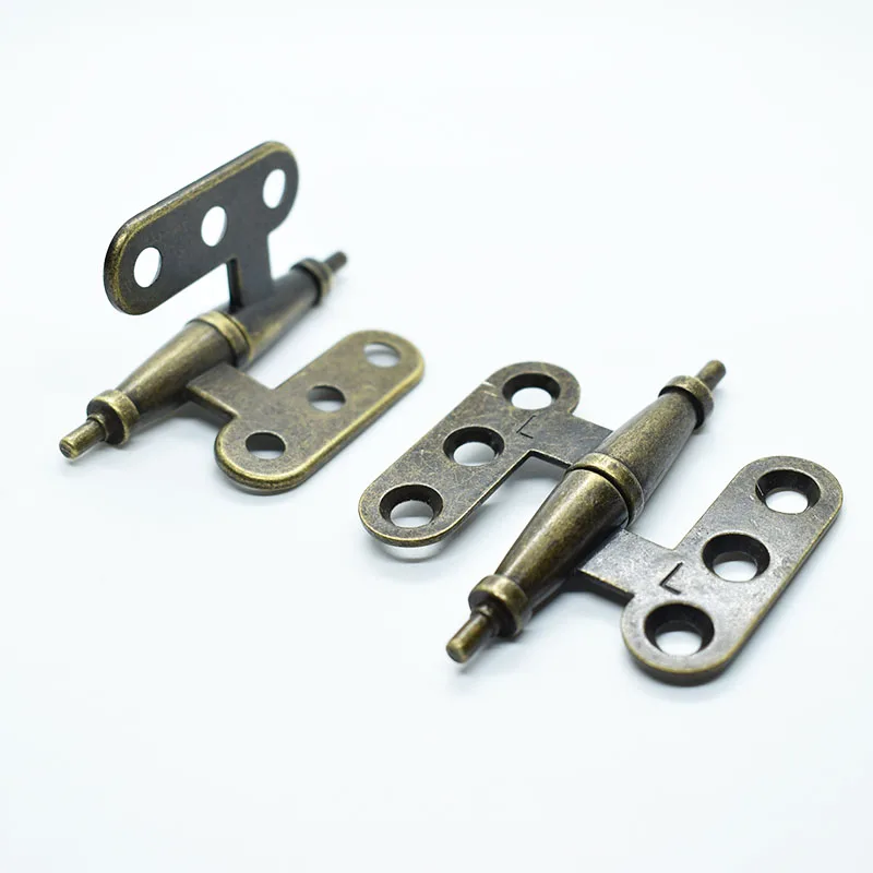 Винтажный складной шарнир для шкафа зеленая бронзовая петля двери винтажная