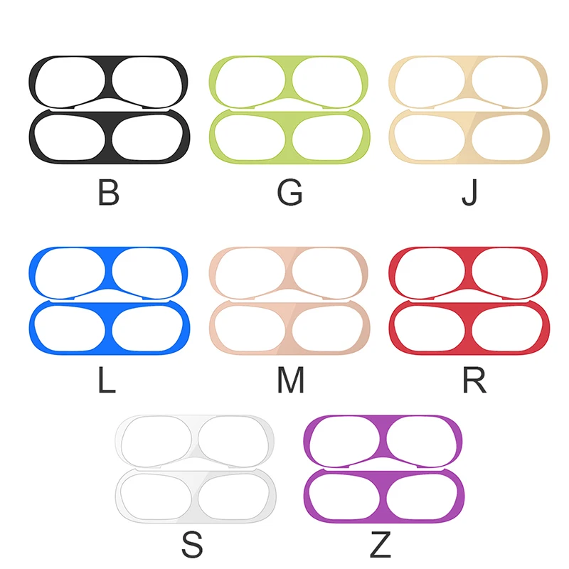 Защитная пленка от пыли 8 цветов металлическая позолоченная 18 карат для Apple AirPods Pro