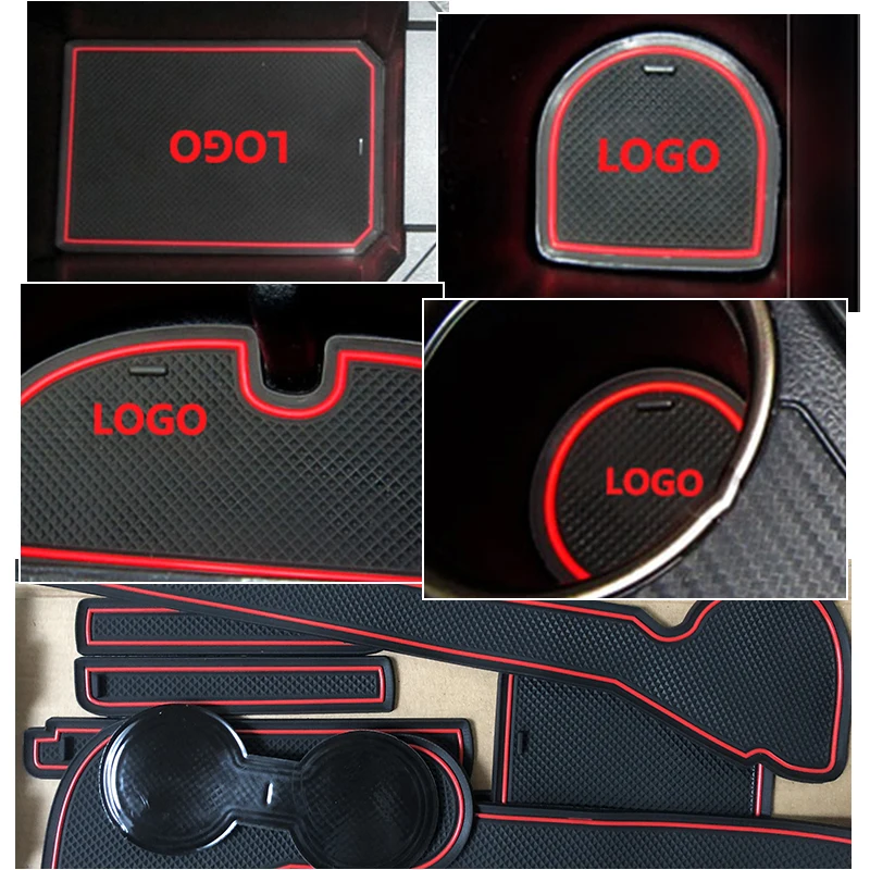 Противоскользящий коврик для Toyota RAV4 xa30 аксессуары для Toyota Previa RAV 4 2006-2009 2010 2011 2012 30 затворный слот подставка анти-грязный Салонные подложки