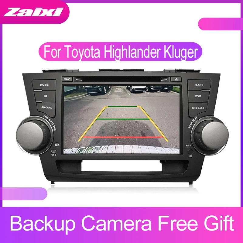 Автомагнитола для Toyota high Lander Kluger XU40 2007 2008 2009 2010 2011 2012 2013 сенсорный экран Android GPS navi