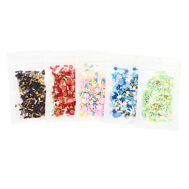 Rebanada de comida de imitaci&oacute;n para decoraci&oacute;n de u&ntilde;as, DIY, 10g, rebanada suave-4