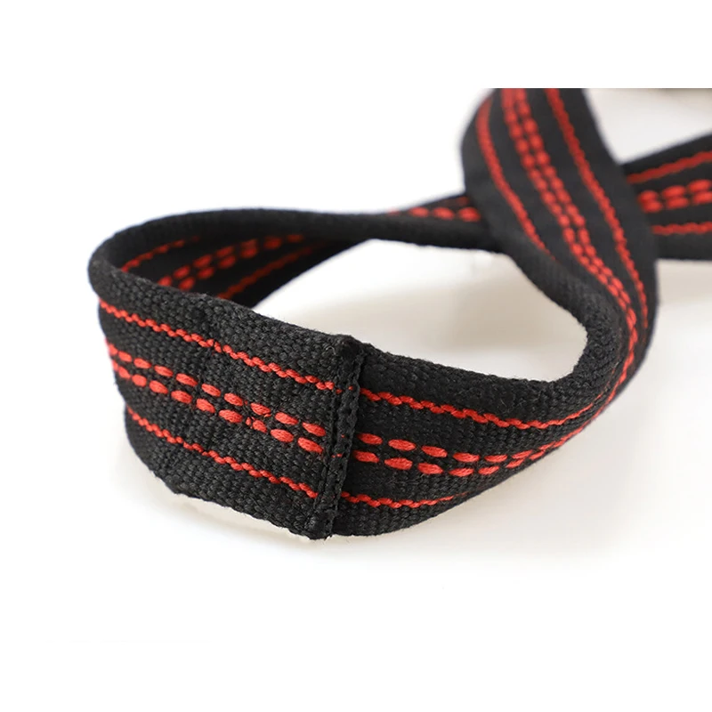 HOT 2pcs Figure 8 Weight Lifting Straps Deadlift Wrist Strap Pull-ups Support Gym Training Belt HV99 | Спорт и развлечения