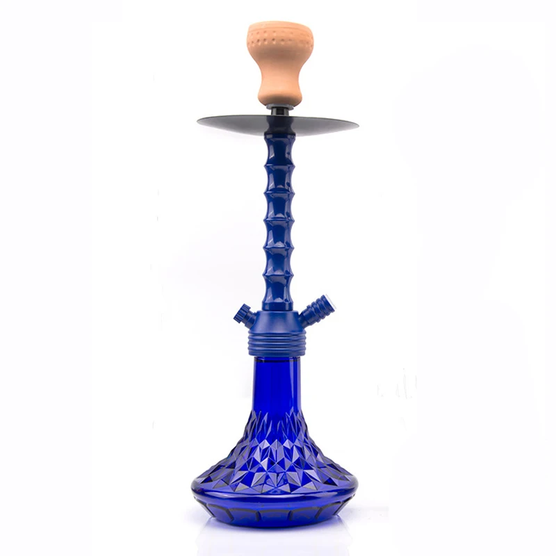 

FDCBFY Plastic Double Tube Spring Type Acrylic Hookah Straight Type Chicha Acrylic Acid Bracket Ceramics Bowl Pipe Shisha Hookah