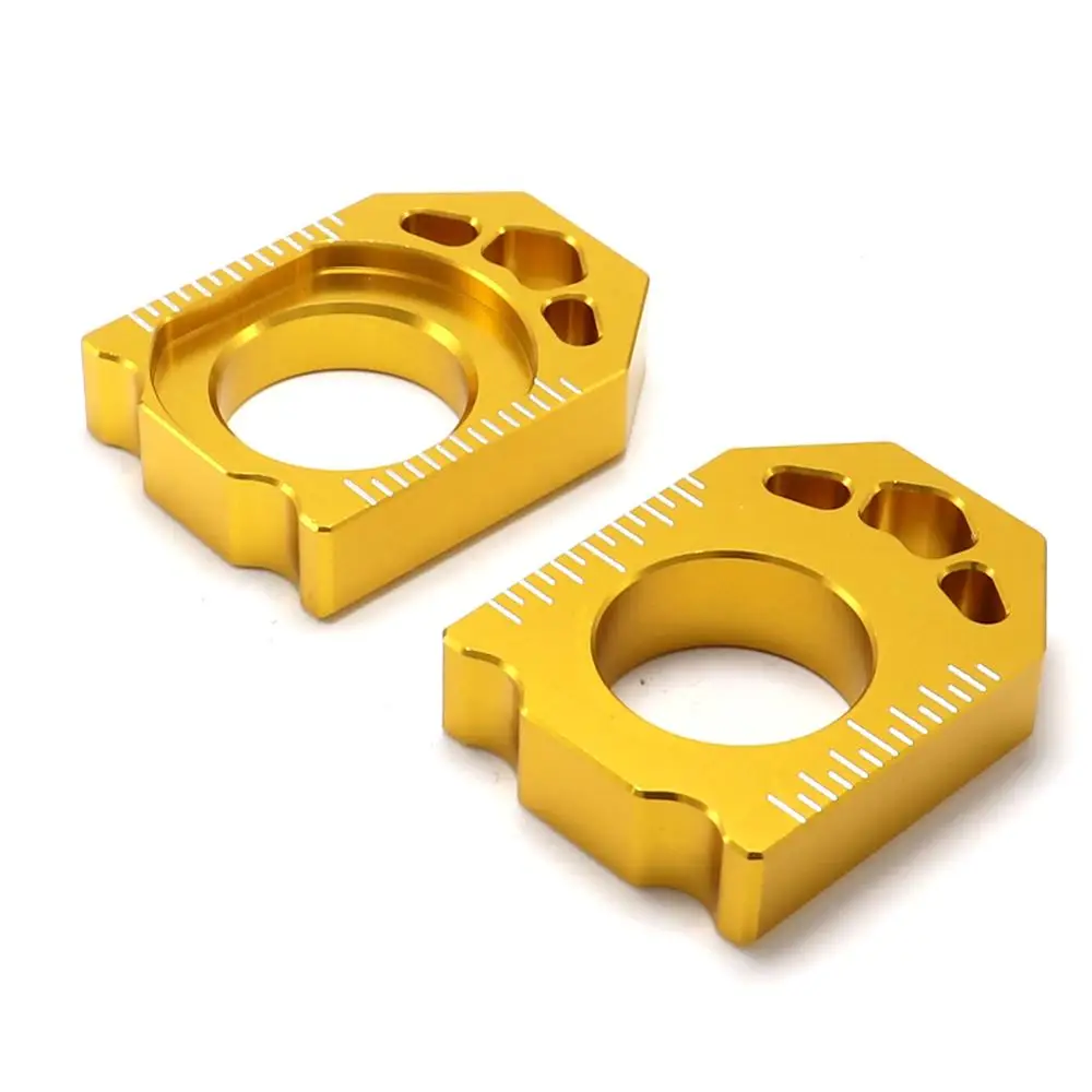

Motorcycle CNC Aluminum Rear Chain Adjuster Axle Blocks For SUZUKI RMZ250 2004-2019 RMZ450 2005-2019 RMX450Z 2010-2017 Dirt Bike