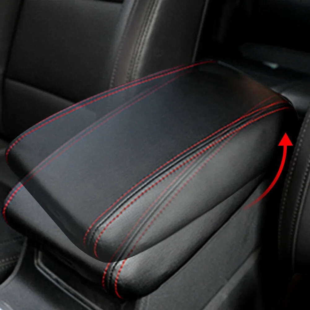 

1pc Car Interior Armrest Center Console PU Leather Armrest Cover Fit For Jeep Renegade 2015-2021 Armrest Cover Durable Parts