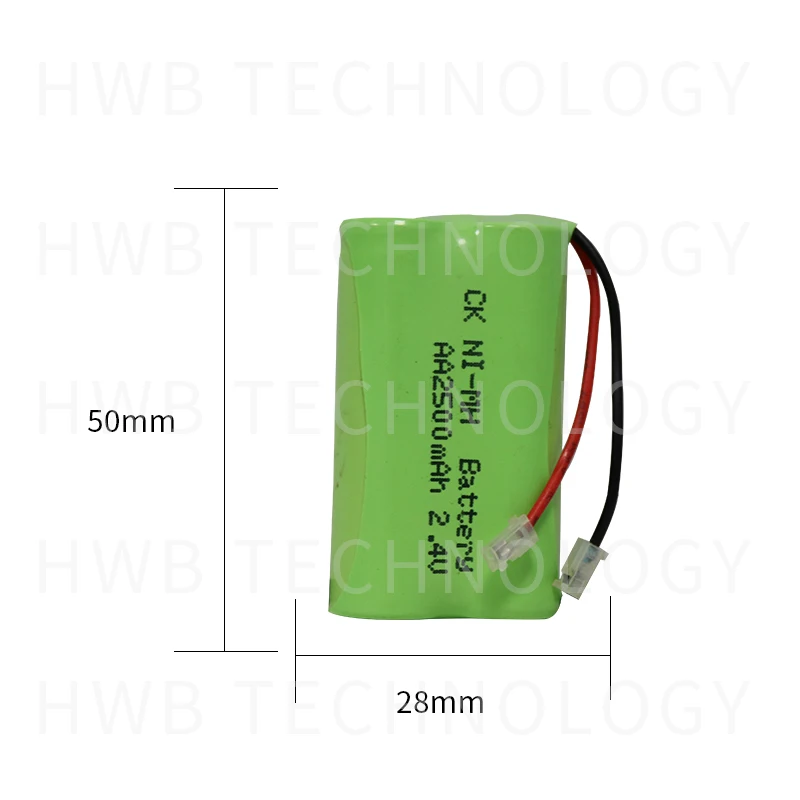2 PCS/lot Original Ni-MH AA 2.4V 1800mAh Rechargeable Battery Pack With Plugs For Cordless Phone Batteries Free Shipping | Электроника