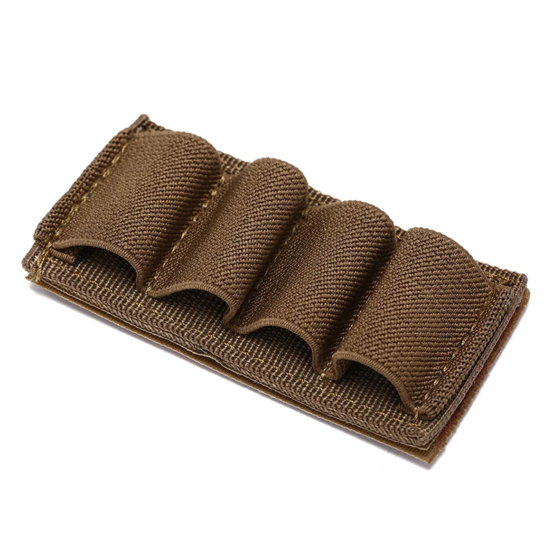 nylon military magazine molle pouch hunting pouch hunting stick shotgun shell ammo carry holder 4 shells reload strip free global shipping