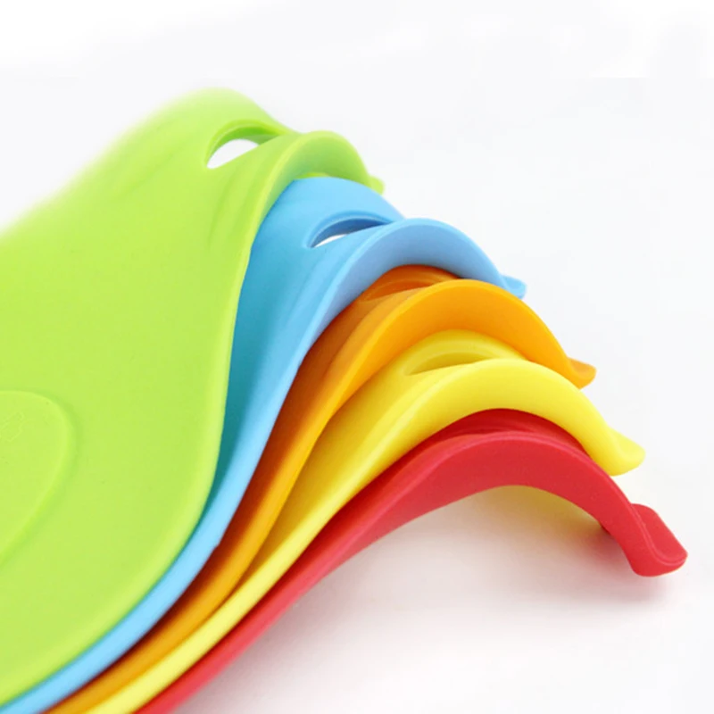 1Pcs Silicone Spoon Insulation Mat Heat Resistant Placemat Drink Glass Coaster Tray Pad Kitchen Tool Accessory | Дом и сад