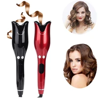 automatic hair curler curling wand rotating magic hair curling iron curly hair styler make curls device for women salon tools