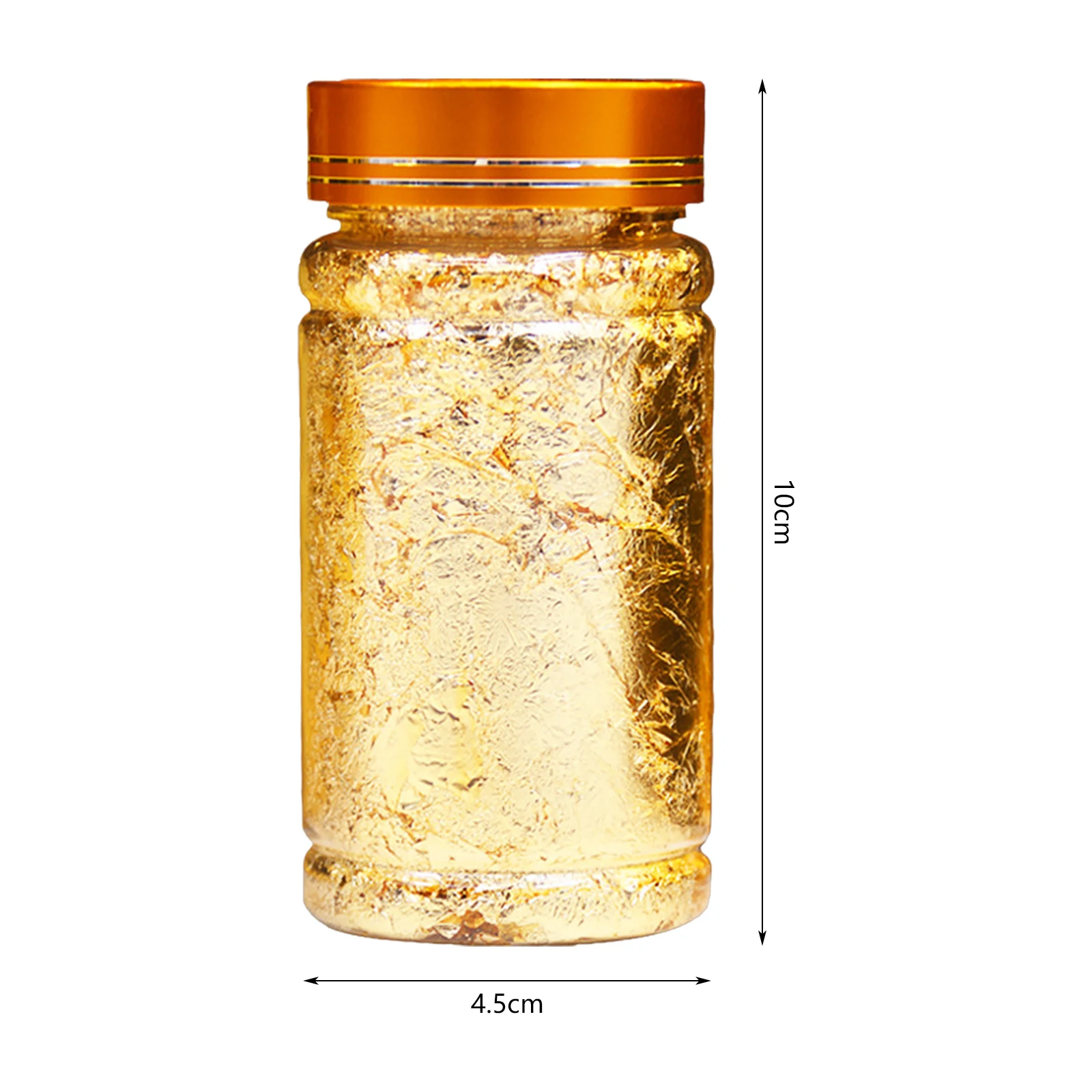 

1 bottle Decorative Gold Leaf Flakes 3g Gold Silver Confetti DIY Nail Art Painting Material Decorating Foil Paper Party Supplies