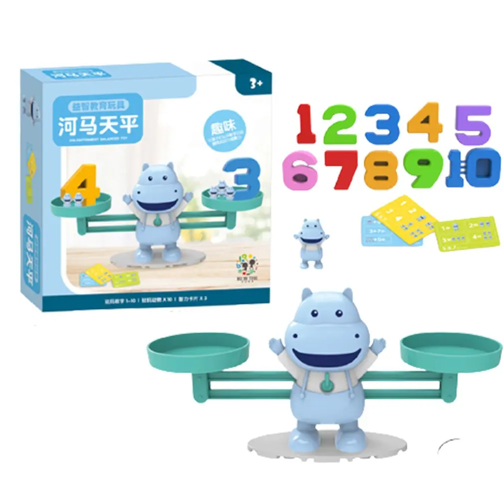 

Игрушка Монтессори детская развивающая, милая балансировочная игрушка для животных маленького размера, детский Дошкольный подарок с цифра...