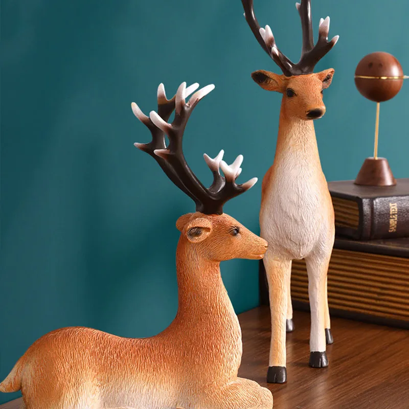 Креативные современные статуэтки из смолы роскошные художественные абстрактные