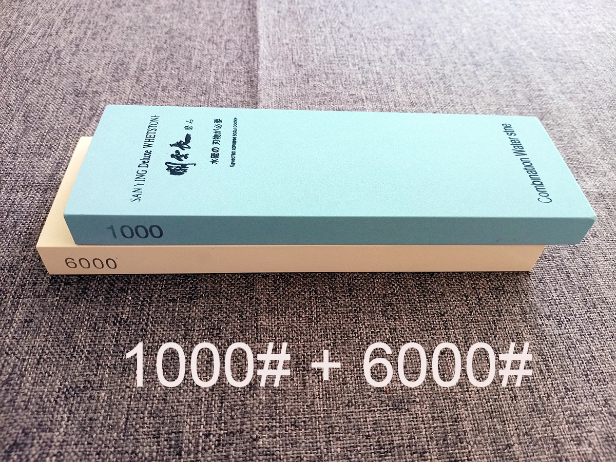 400#- 8000# точилка для ножей точильный камень шлифовальный камень 180*60*15 мм/7*2*0,5 дюймов - Цвет: 10006000