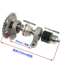 diy bearing block pulley table saw drilling woodworking rotary lathe bead machine cutting spindle chuck