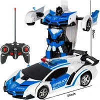 118 rc deformed car 2 in 1 remote control robot transformation robot model remote control car battle toy gift boy birthday toy