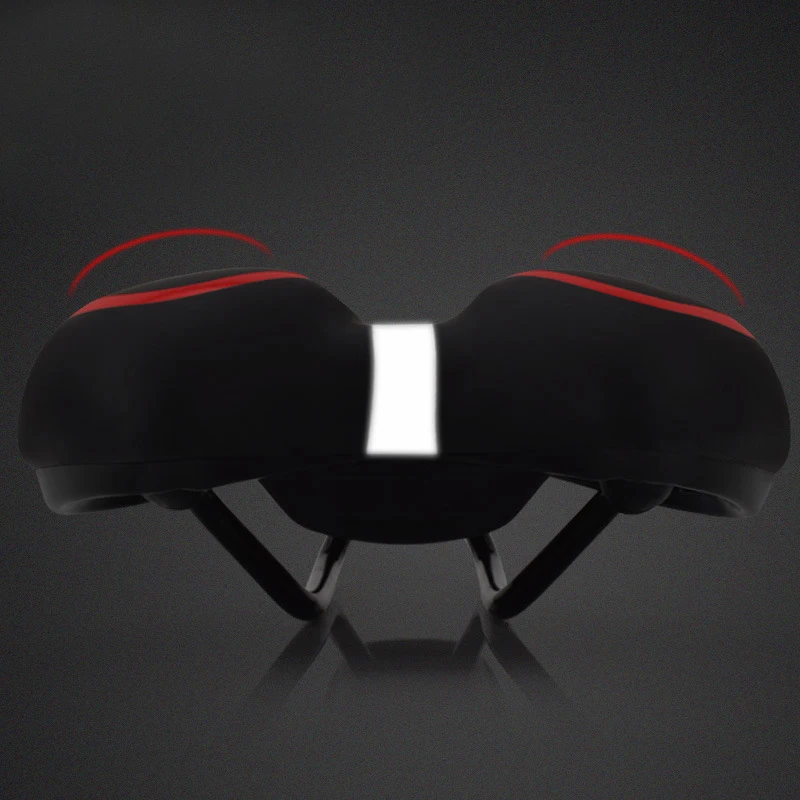 

Bike Seat Saddle Pad PU Bicycle Hollow Soft Saddle Cushion For MTB Road Bike Thickened Four-Season General Riding Accessories