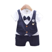new summer baby boys clothing children fashion striped t shirt shorts 2pcssets toddler casual clothes suit kids outing costume