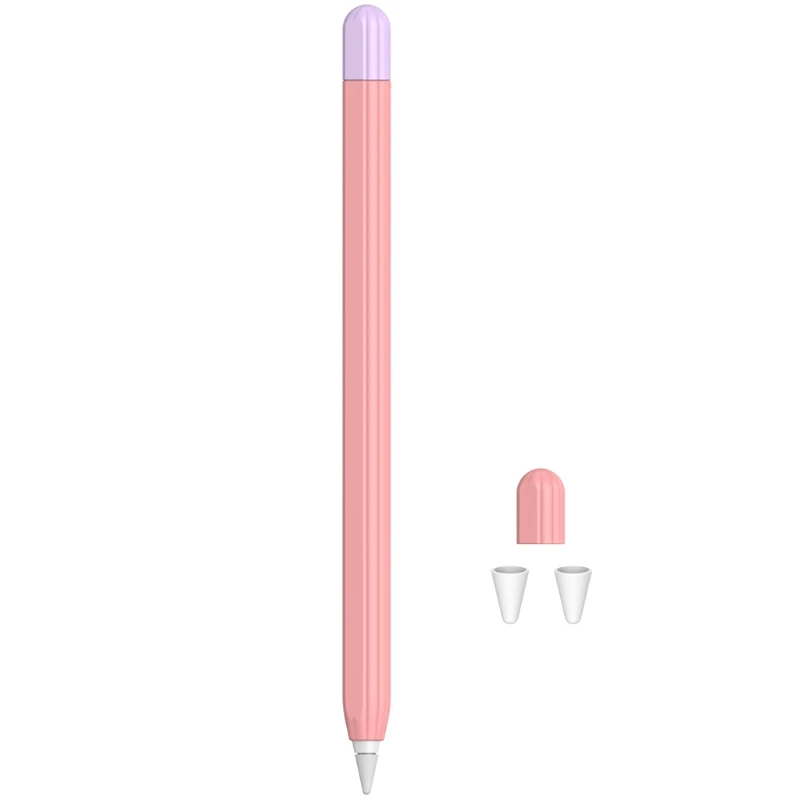

Protective Safety Case For Apple Pencil 2 Anti-lost Anti-Shock Slilicone Cover 24BB