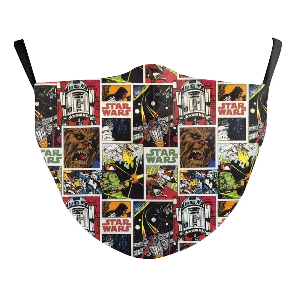 American comic book Boba Fett Miles Morales Cosplay Kids Face Mask Dustproof Adult Masks | Аксессуары для одежды