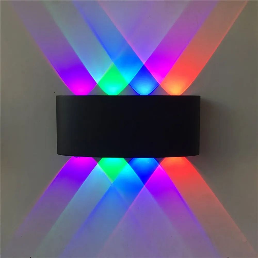 6w Waterproof Aluminum Simple Wall Lamp Background Wall Decorative Lamp Drop Shipping