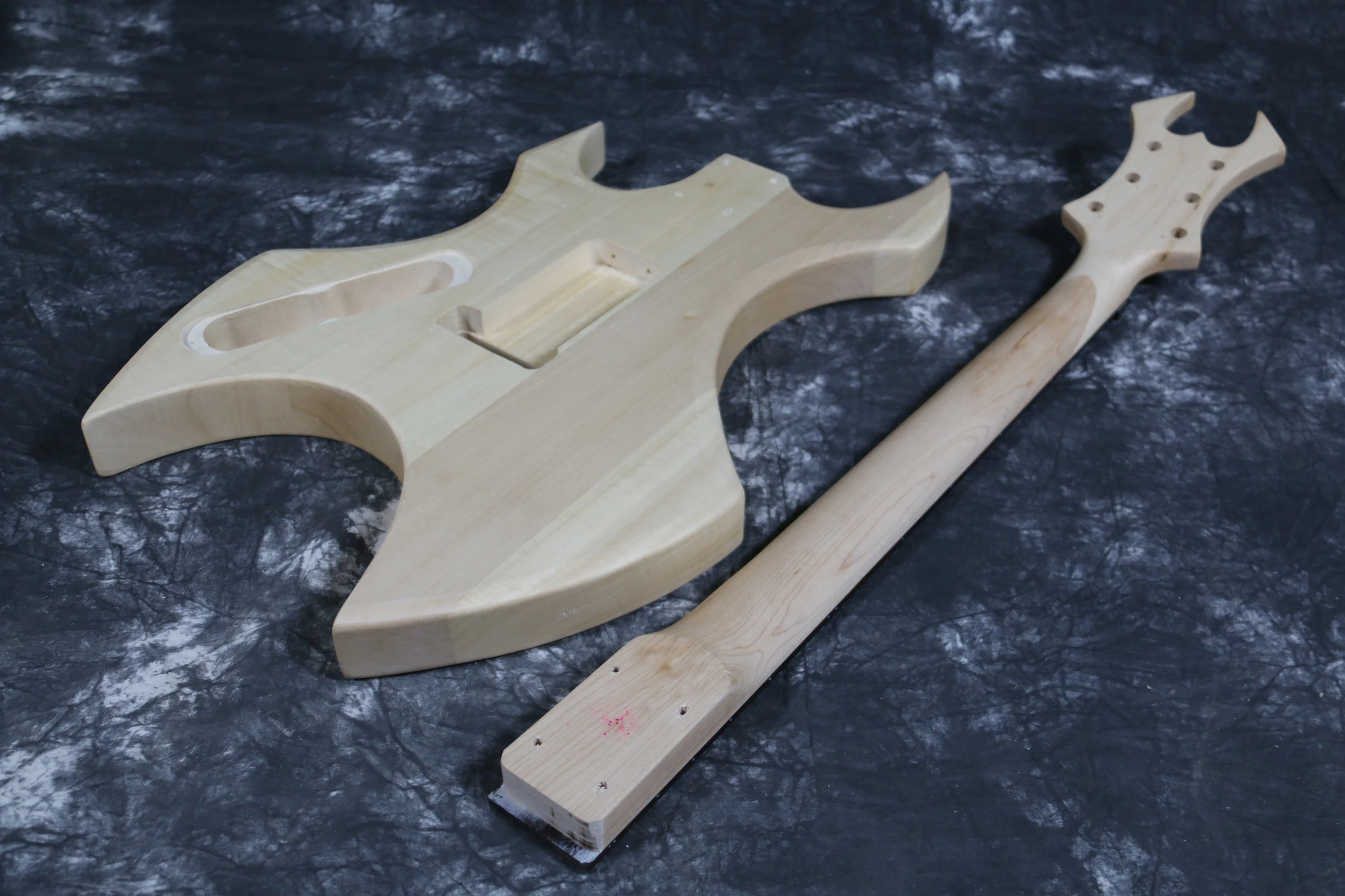 Качество тополя тела клен шеи незаконченная Электрогитара гитара ra комплект