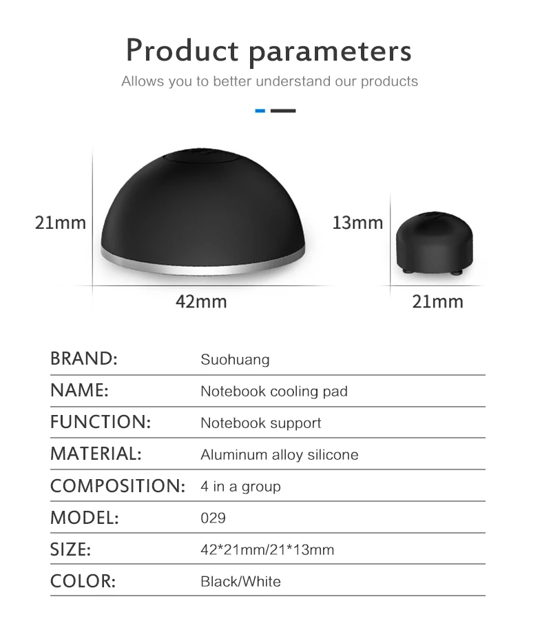 

4 IN 1 Laptop Universal Bracket Portable Cooling Pad For MacBook Laptop Cool Ball Heat Dissipation Skidproof Pad Cooler Stand