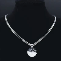 12 constellations stainless steel virgo choker necklaces for women hip hop chain necklaces jewelry bijoux acier n9206s03