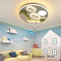 cartoon creative cloud ceiling light boy girl bedroom childrens room light lovely romantic led ceiling light