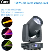 led 100w beam moving head light stage wash gobo effect light dmx512 control dj disco party lighing bar professional equipments