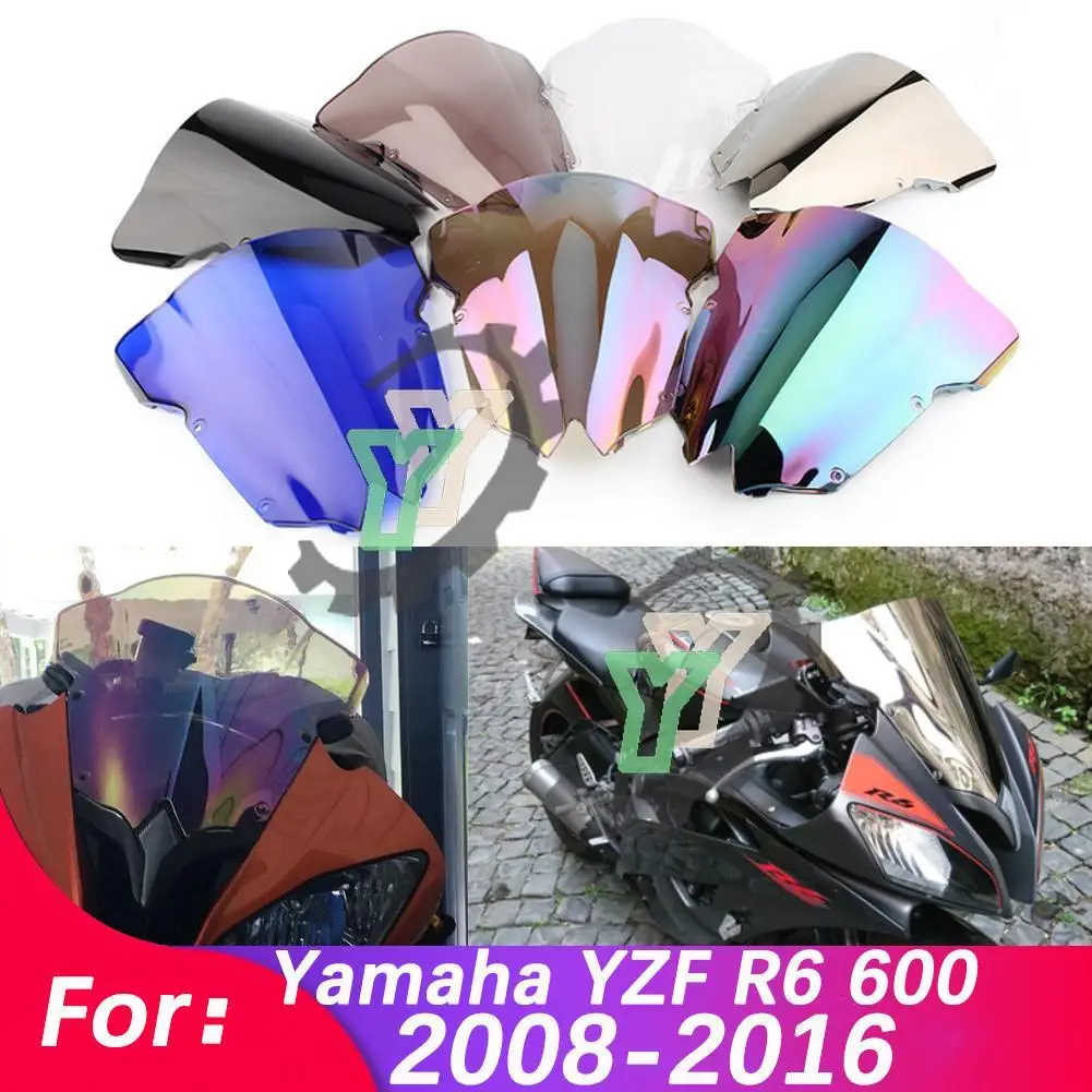 

YZF-R6 Cafe racer ветровое стекло для мотоцикла, ветровое стекло, ветрозащитный экран для Yamaha YZF R6 YZFR6 2008-2010 2011 2012 2013 2014 2015 2016