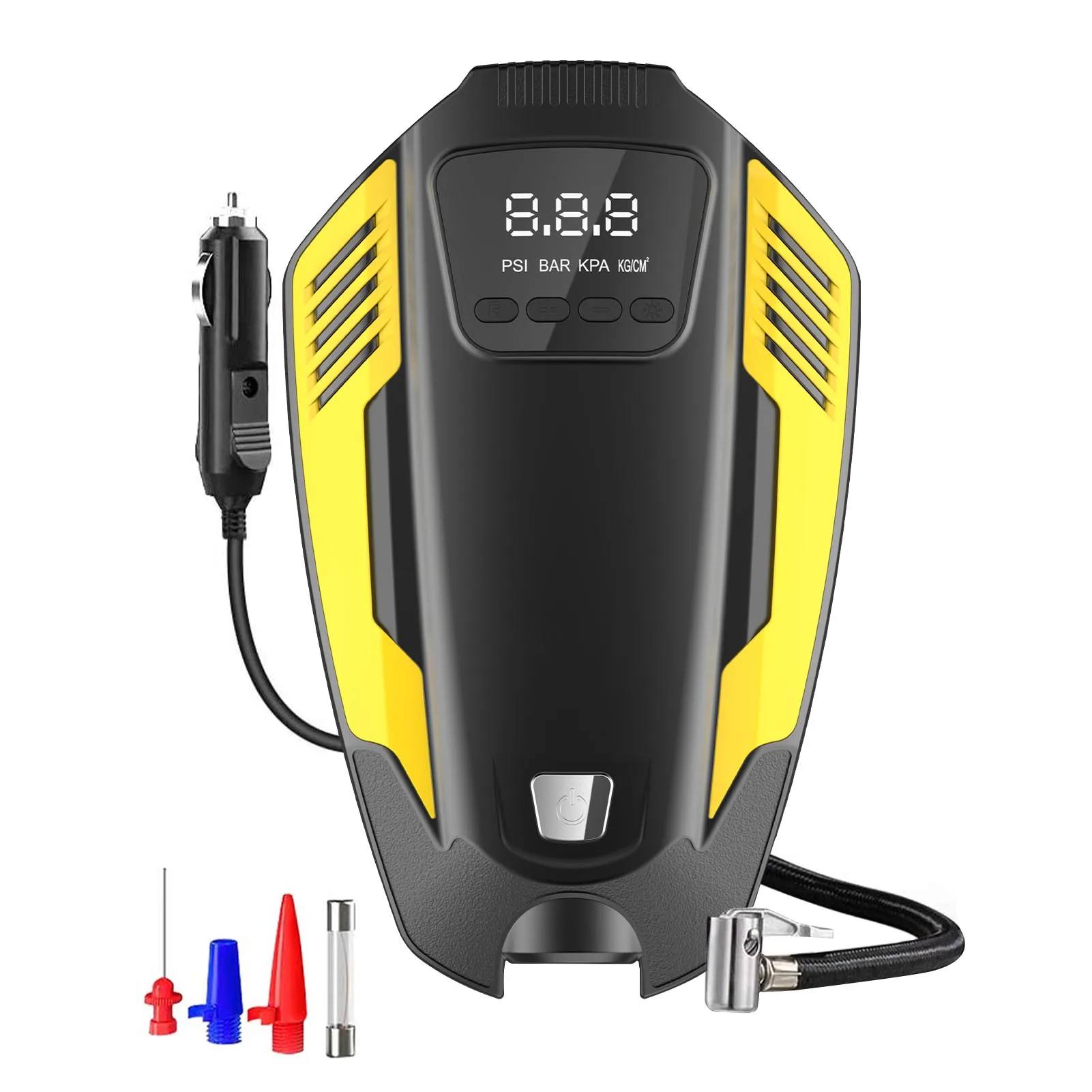 

Car Digital Tire Inflator DC 12 Volt 150 PSI Car Air Compressor Portable Air Compressor Pump For Auto Car Motorcycles Bicycles