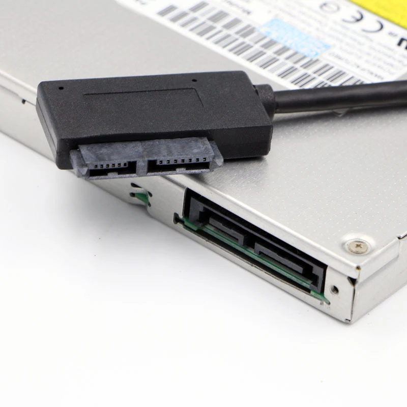 Кабель-Переходник USB 2 0 на Mini Sata II 7 + 6 13Pin для ноутбука CD/DVD ROM привода Slim Line |
