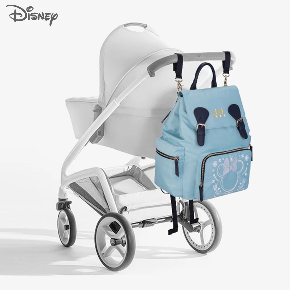 

Disney Diaper Bag Backpack Waterproof Nappy Stroller Bag Baby Bottle Warmer Mickey Minnie Travel Mummy Backpack Baby Bag for Mom