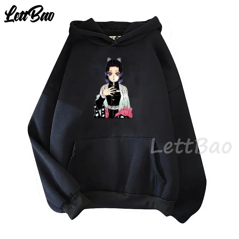 

Demon Slayer Kimetsu No Yaiba Kawaii Cartoon Hooded Sweatshirt Aesthetics Fashion Casual Street All-match Clothing Warm Pullover