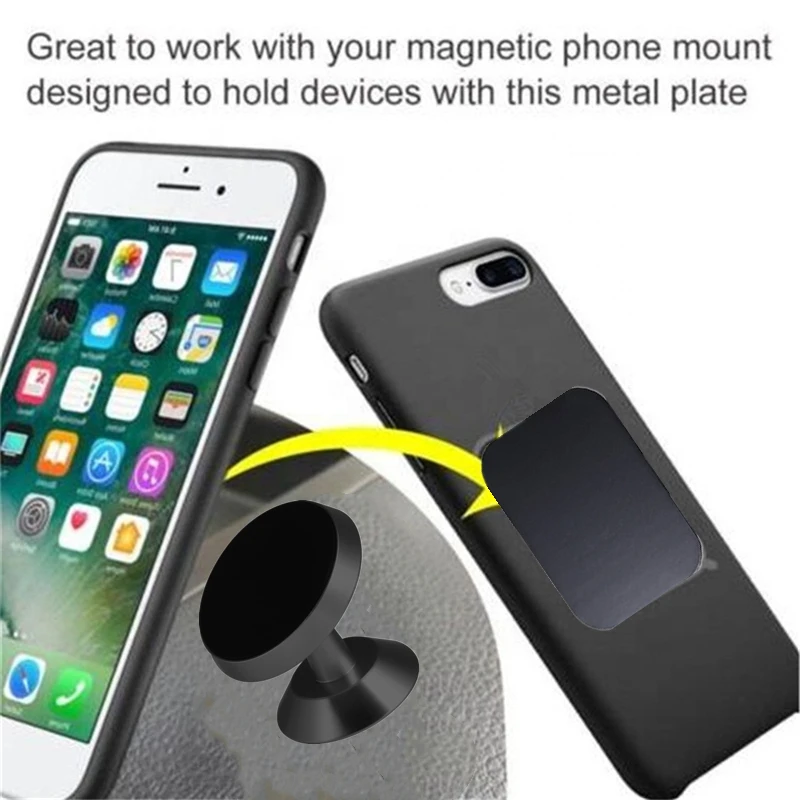 Магнитная металлическая пластина BSLIUFANG для автомобильного держателя телефона