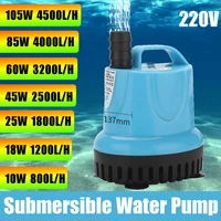101825456085105w submersible water pump 800 4500lh 220v aquarium fish pond tank spout marin temperature control clean