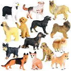 Экшн-фигурка собаки, 14 видов, овчаркаПомеранский питомец, экшн-фигурки животных, Коллекционная ПВХ игрушка, подарок для детей