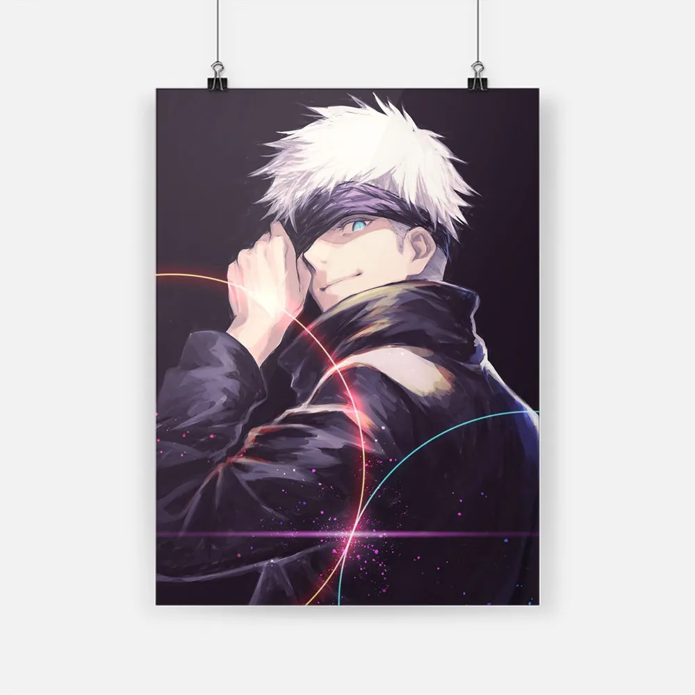 

Satoru Gojo Jujutsu Kaisen Anime Manga Poster Decoration Print Wall Art Canvas Bedroom Study Living Room Home Decor Painting