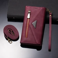 yxayn flip cover detachable magnet closure handbag for iphone12 mini 11 pro max x xs xr 7 8plus zipper leather wallet phone case