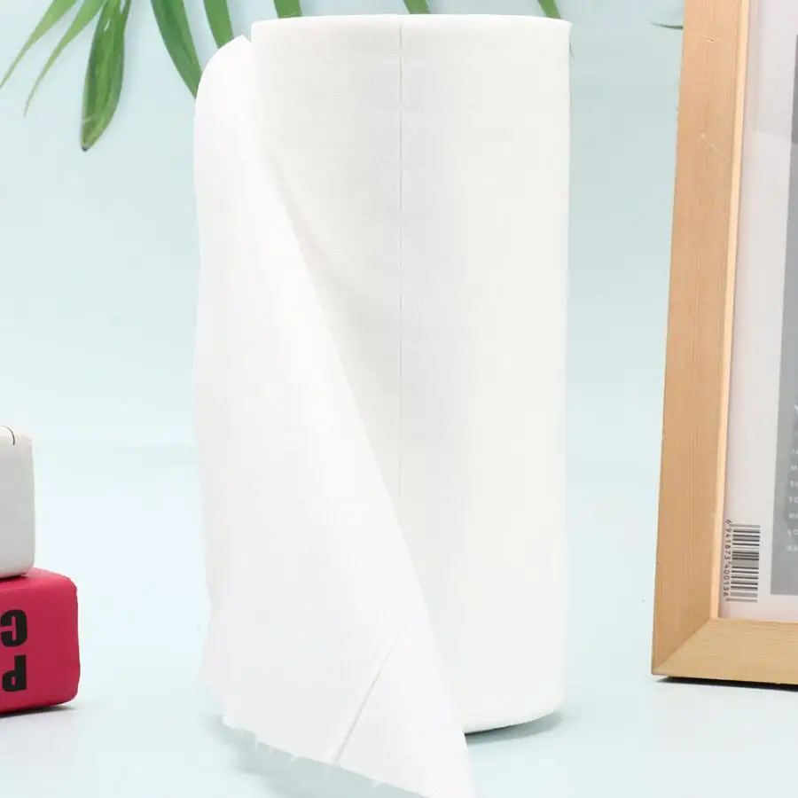 100 шт./рулон одноразовых Уход за кожей лица Полотенца хлопок сильное всасывание