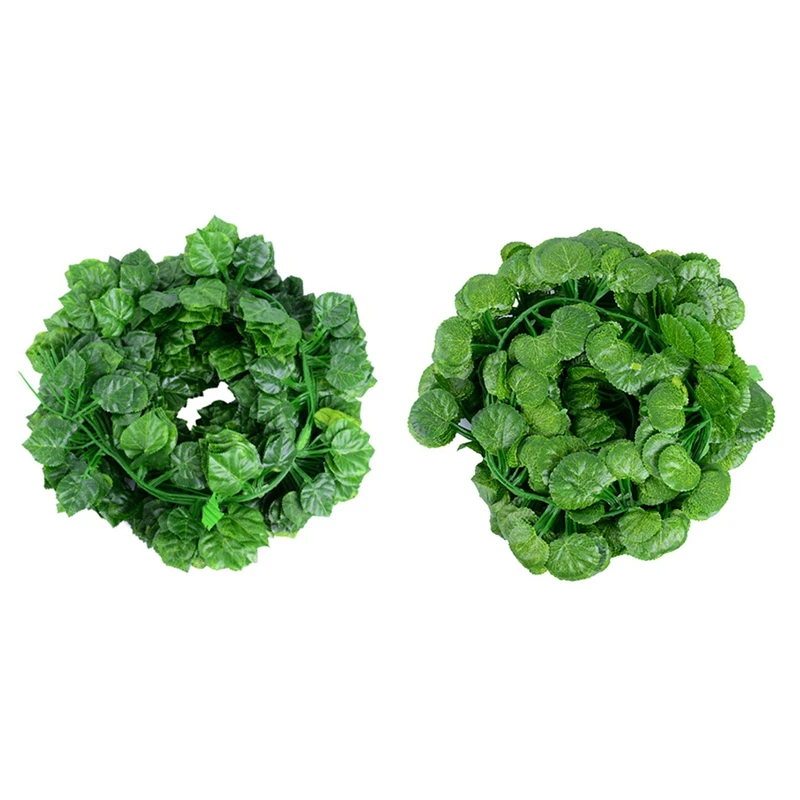 

Искусственные растения из лозы, искусственные цветы, плющ, подвесная Гирлянда для свадебной вечеринки, на стену для дома и бара Decor, C & D, 72 шт.