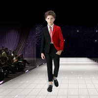 high quality new 2021 suit catwalk suit dress personality trend boys and girls group catwalk clothes small model performance clo