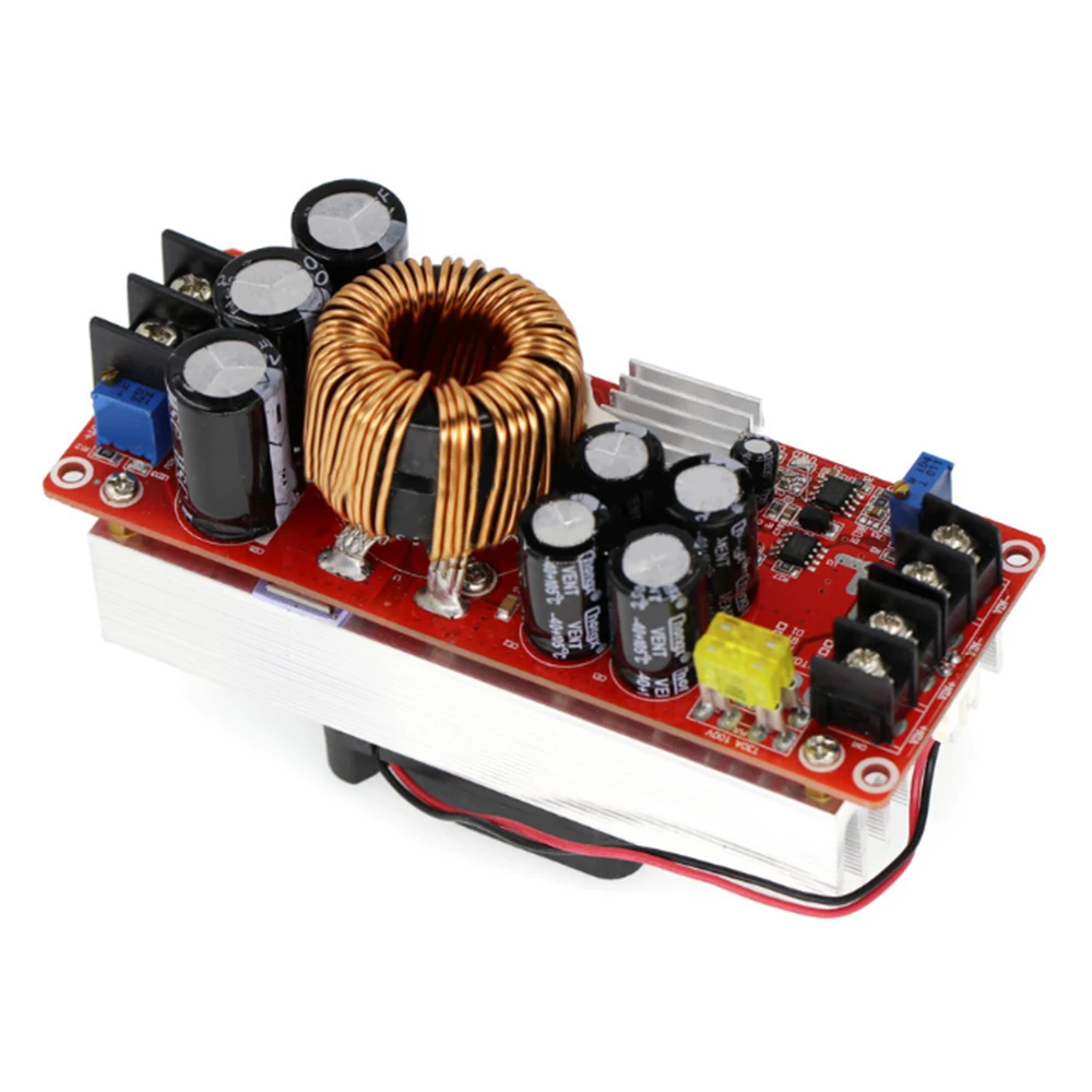 1500W 30A DC 10V-60V-12V-90V DC-DC шаг вверх Питание Регулируемый Модуль | Строительство и